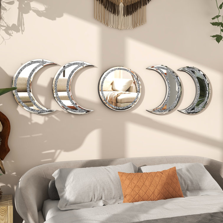 Moon on sale shaped mirror